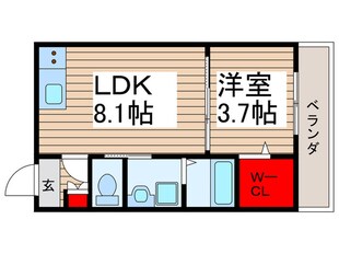 AJ北松戸の物件間取画像